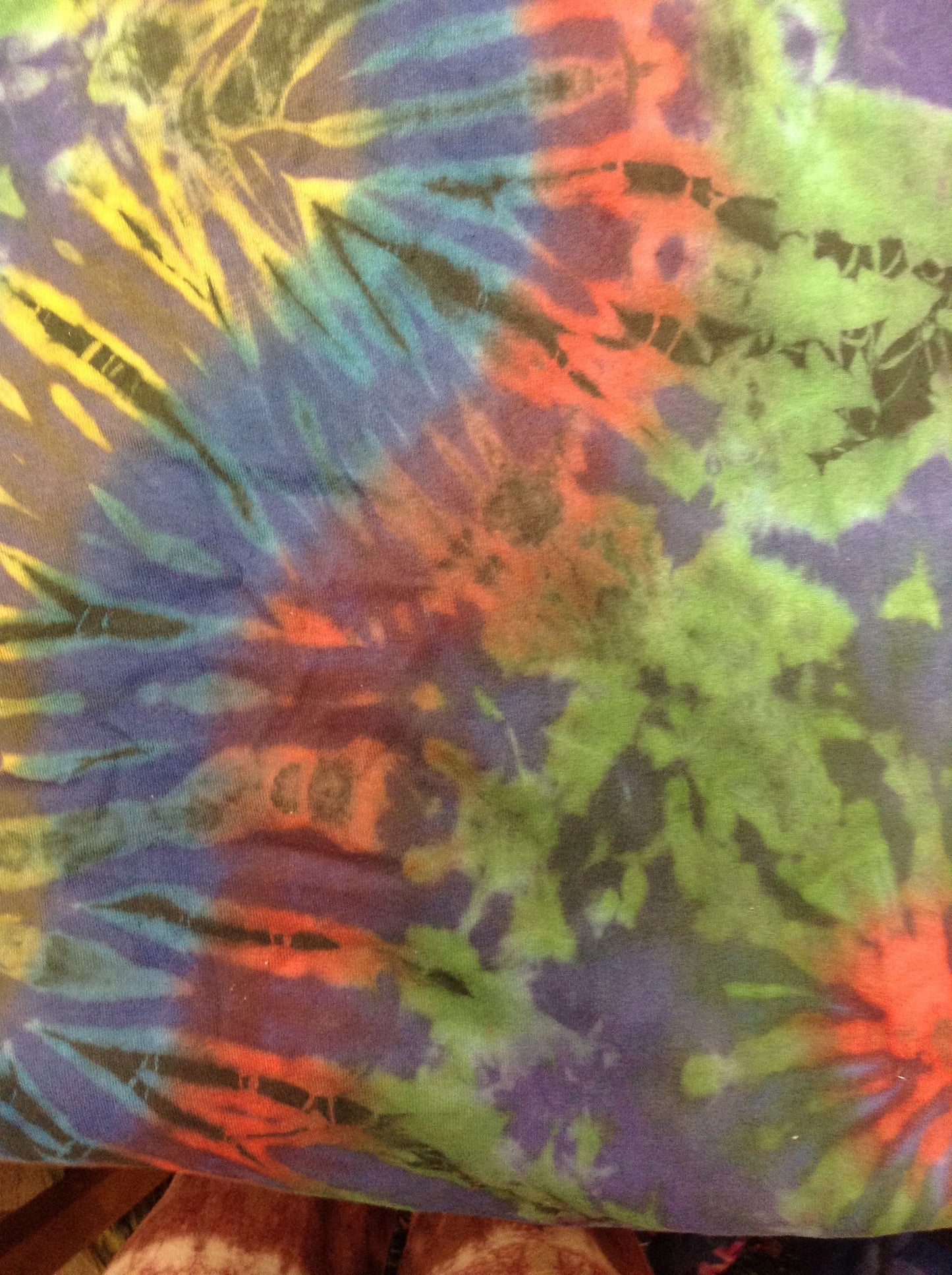 Women's Tie-Dye Lightweight Zip-Up Hoodie - HalfMoonMusic