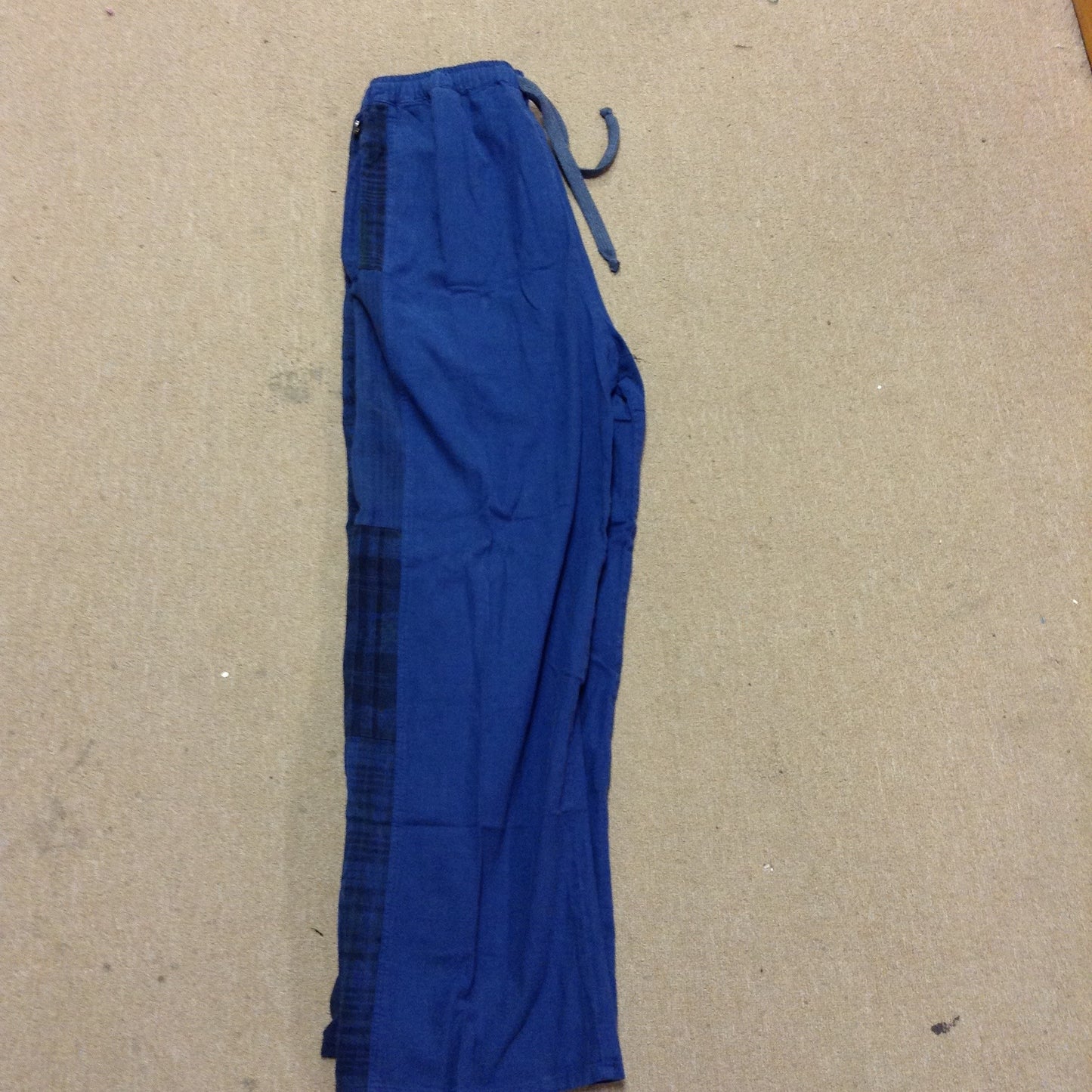 Dyed Pants With Handwoven Accents - HalfMoonMusic