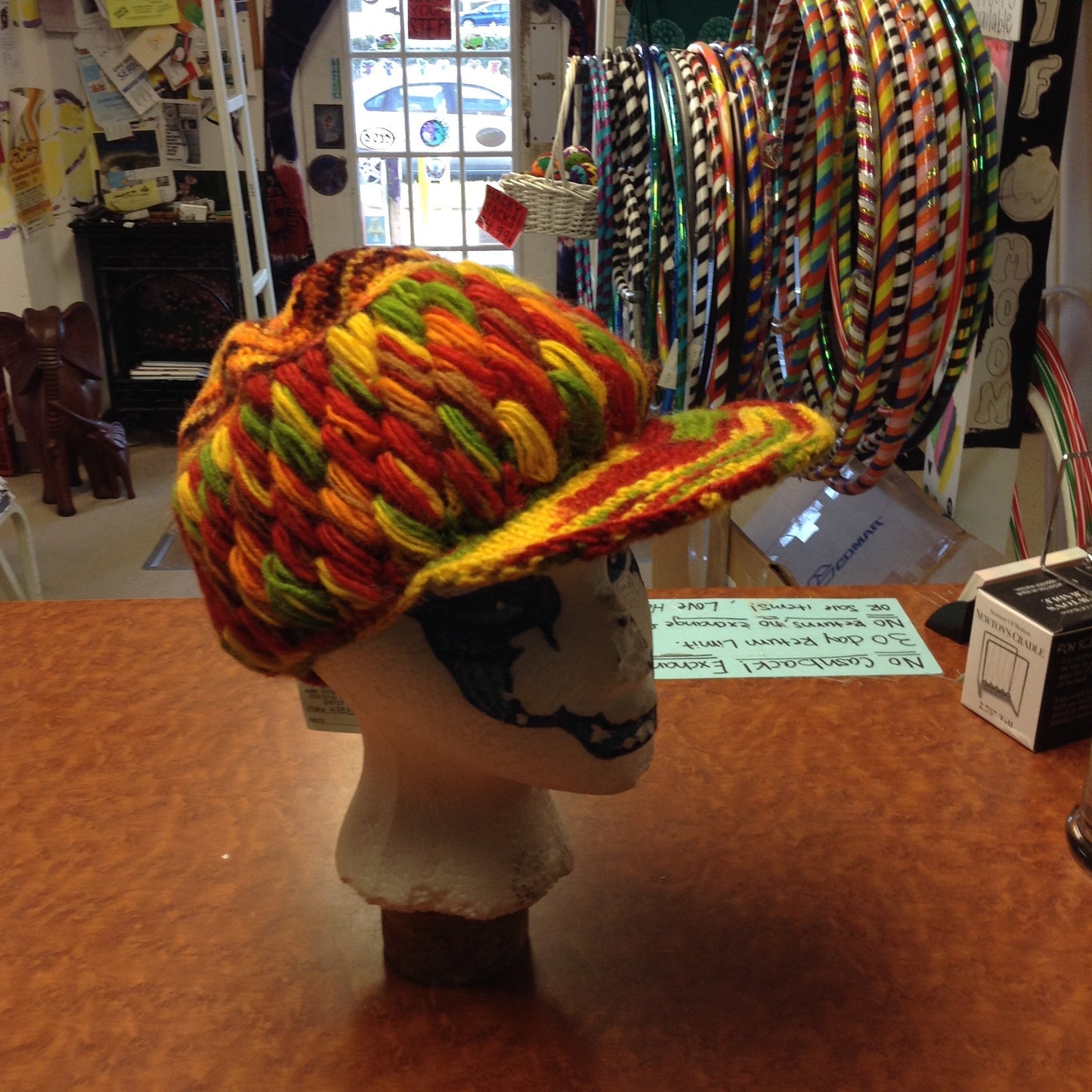 Fire & Rain Fleece Lined Wool Knit Cap - HalfMoonMusic