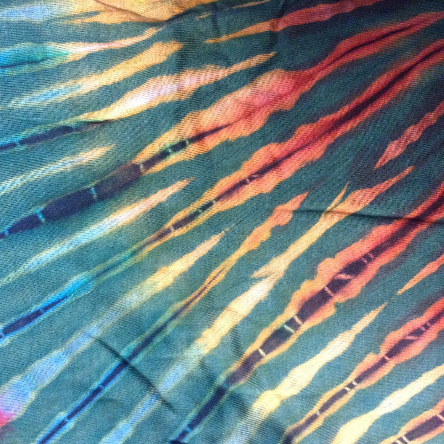 Womens Tie Dye Elastic Waist Skirt - HalfMoonMusic