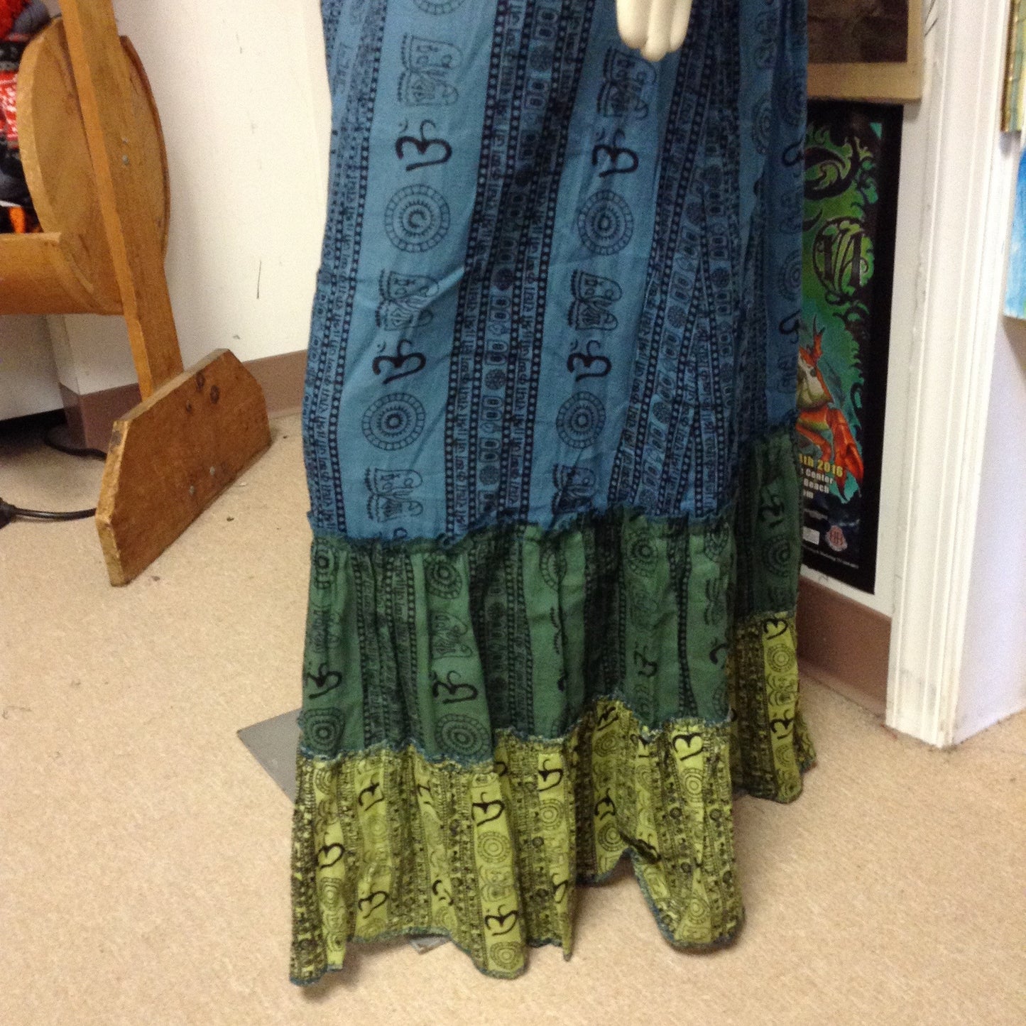 Ohm Layers Of Color Three Toned Skirt - HalfMoonMusic