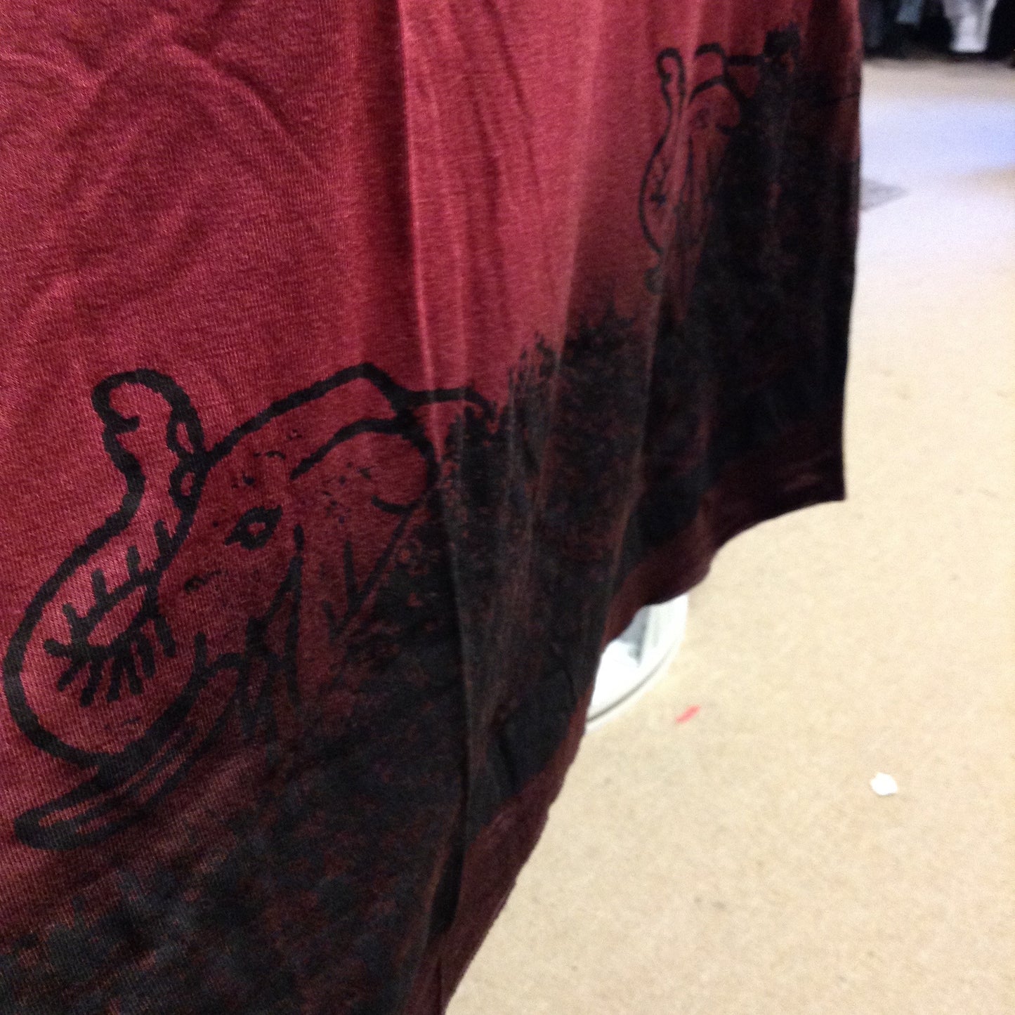 Peaceful Elephant Family Printed Tunic - HalfMoonMusic
