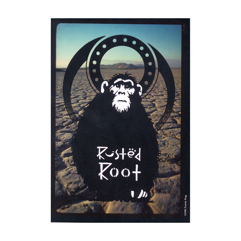 Rusted Root Monkey Sticker - HalfMoonMusic