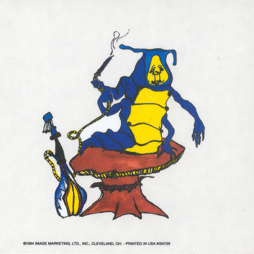 Caterpillar Hookah Sticker - HalfMoonMusic