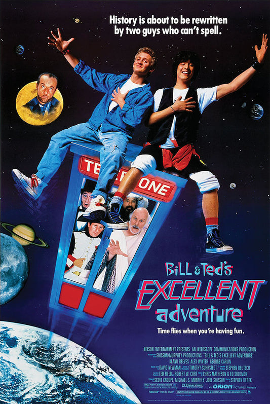 Bill and Ted's Excellent Adventure Poster - HalfMoonMusic