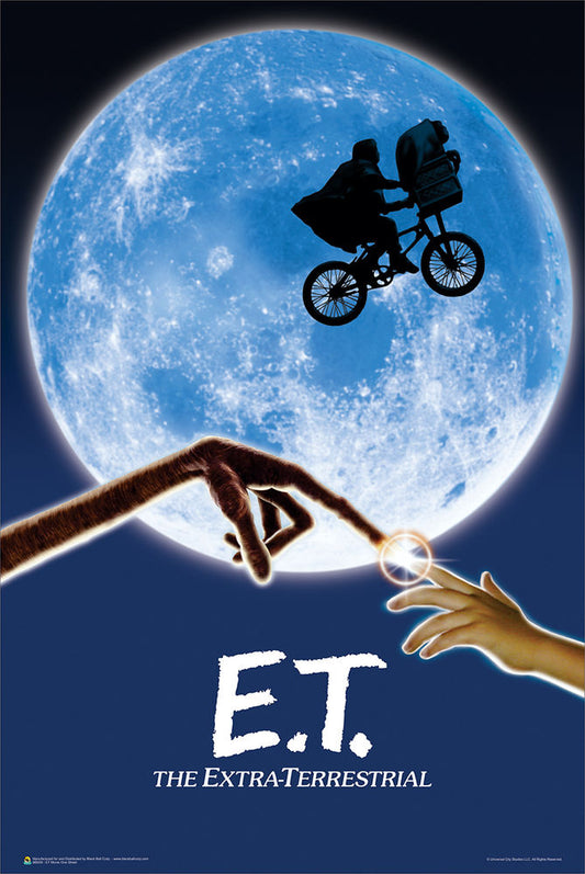 E.T. Movie Poster - HalfMoonMusic