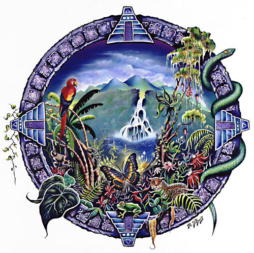 Paradise Mike DuBois Art Print - HalfMoonMusic