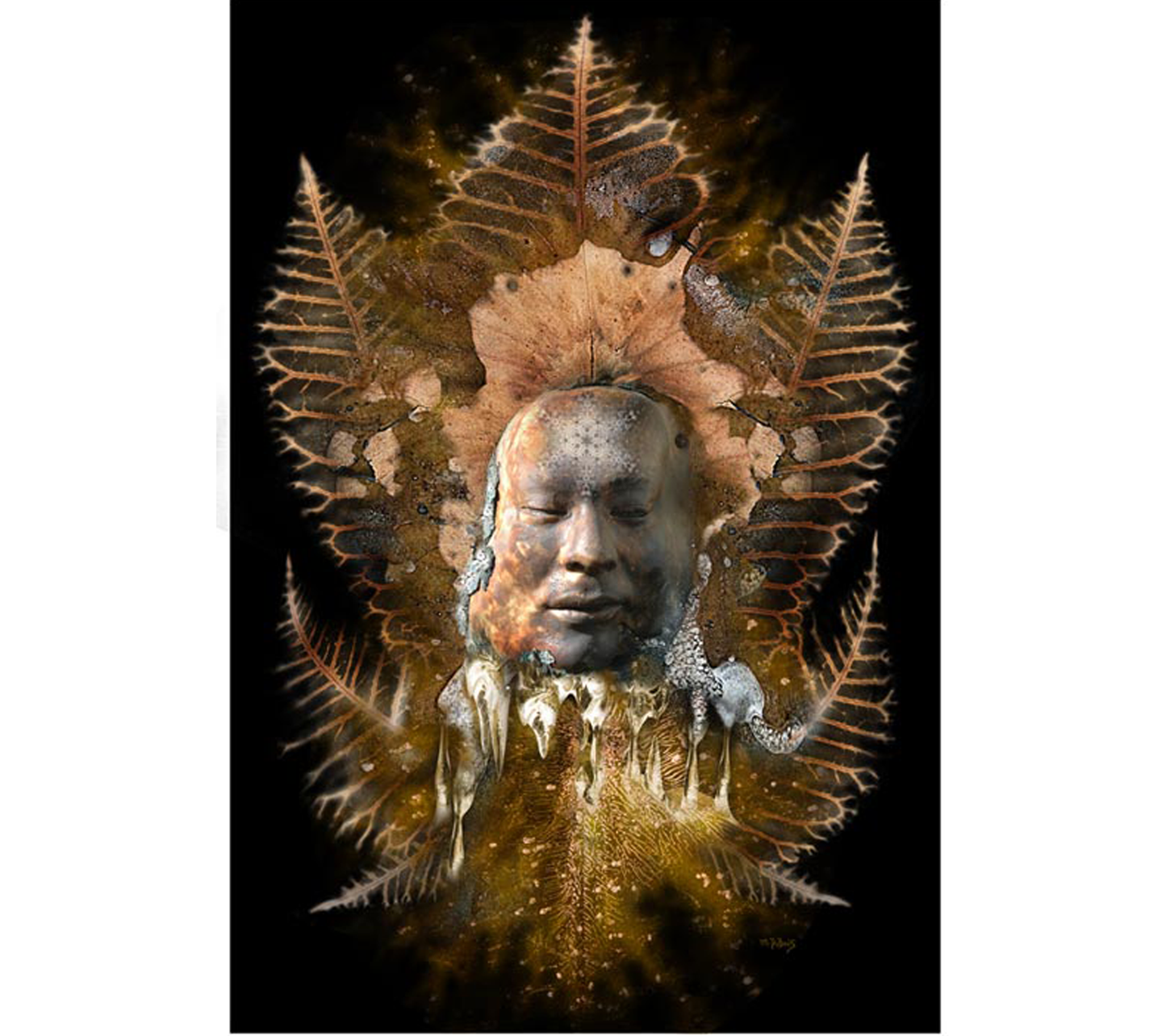 December Mike DuBois Art Print - HalfMoonMusic