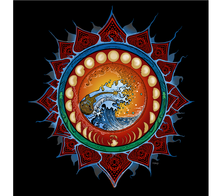 Moon Phases Mike DuBois Art Print - HalfMoonMusic