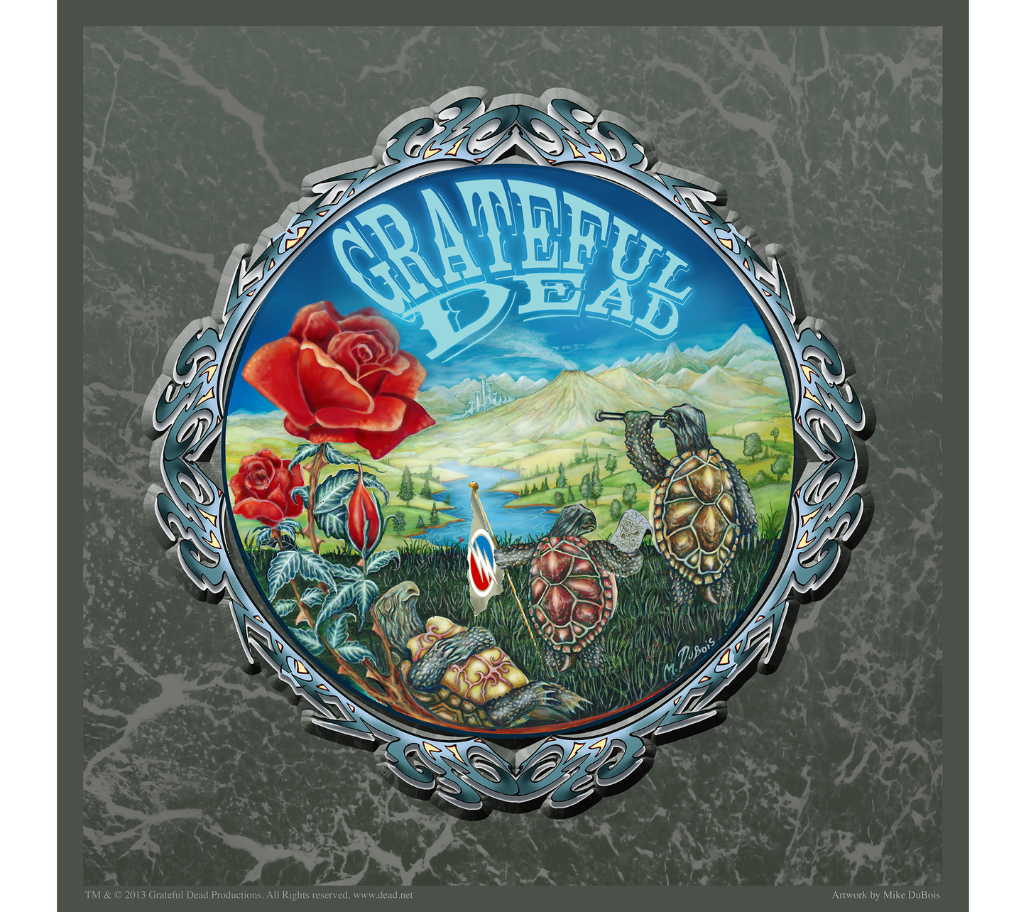 Grateful Dead Terrapins Mike DuBois Art Print - HalfMoonMusic