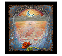 Grateful Dead Moon Rose Mike DuBois Art Print - HalfMoonMusic