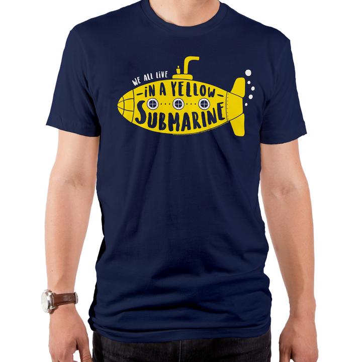Mens The Beatles Yellow Submarine T-Shirt - HalfMoonMusic