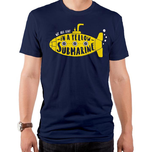 Mens The Beatles Yellow Submarine T-Shirt - HalfMoonMusic