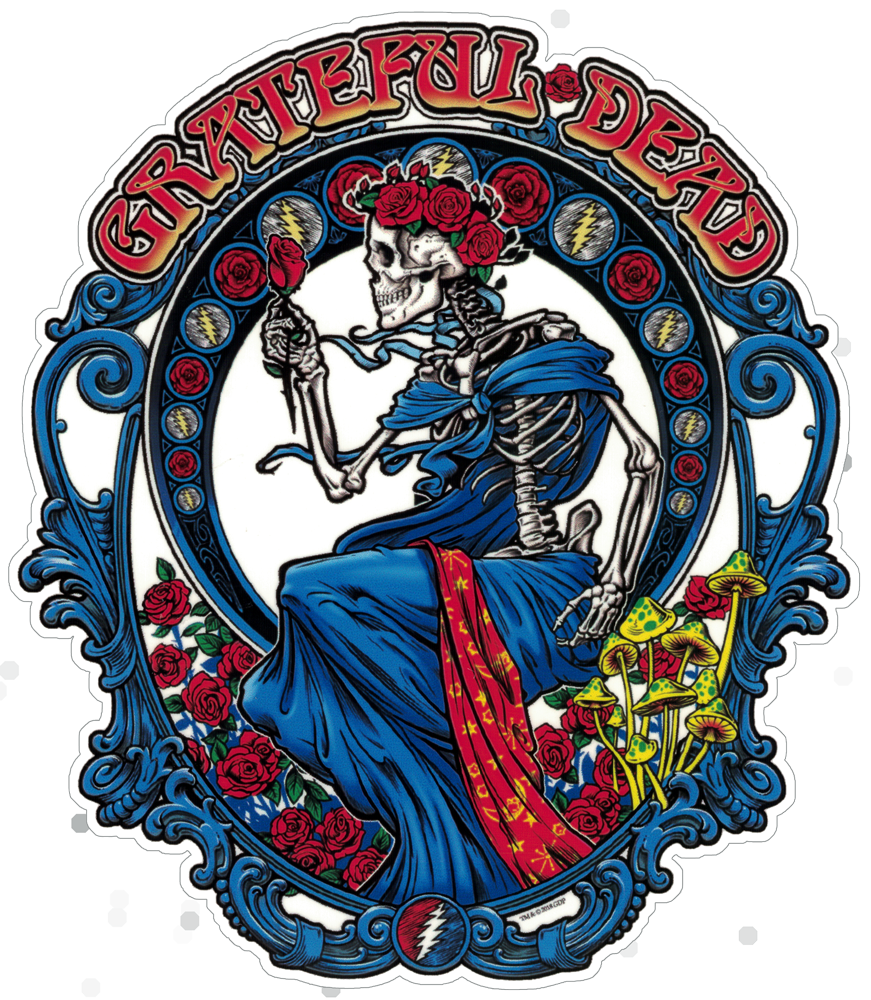 Vintage Bertha GD Sticker - HalfMoonMusic