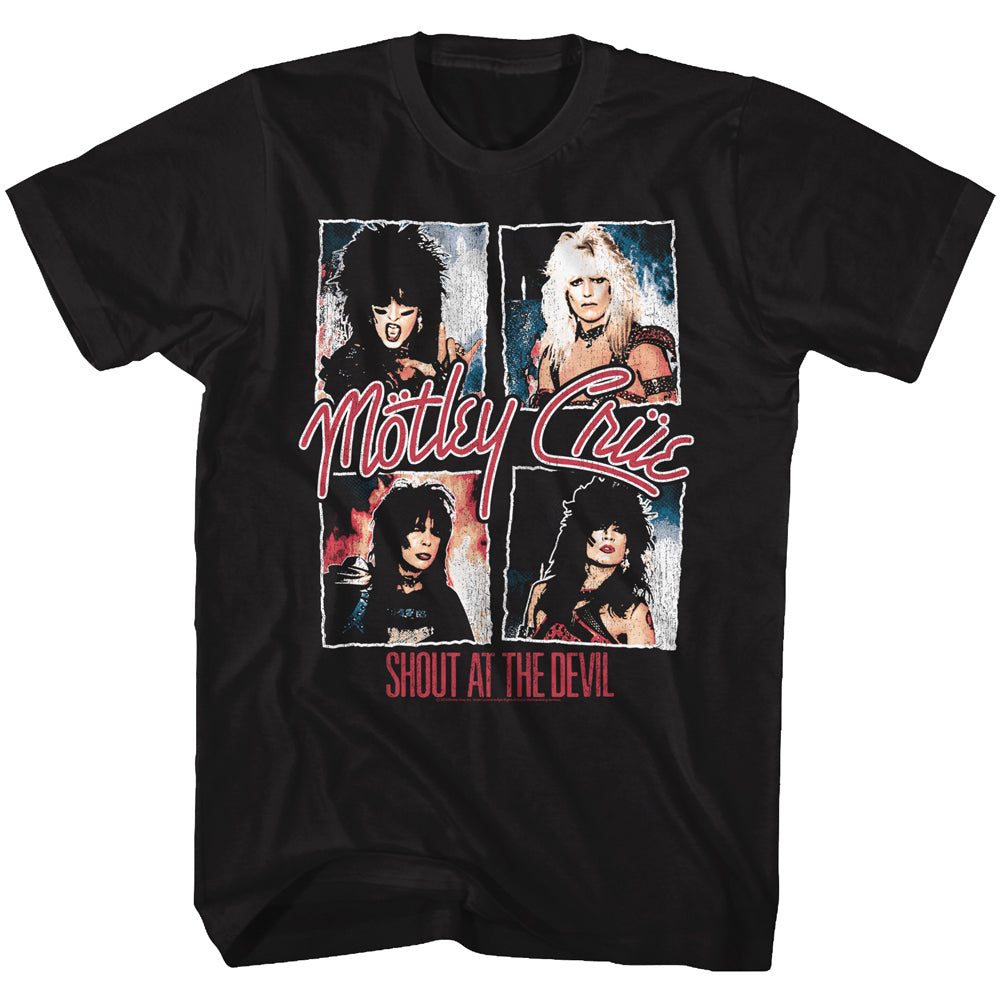 MENS MOTLEY CRUE SHOUT AT THE DEVIL T-SHIRT - HalfMoonMusic