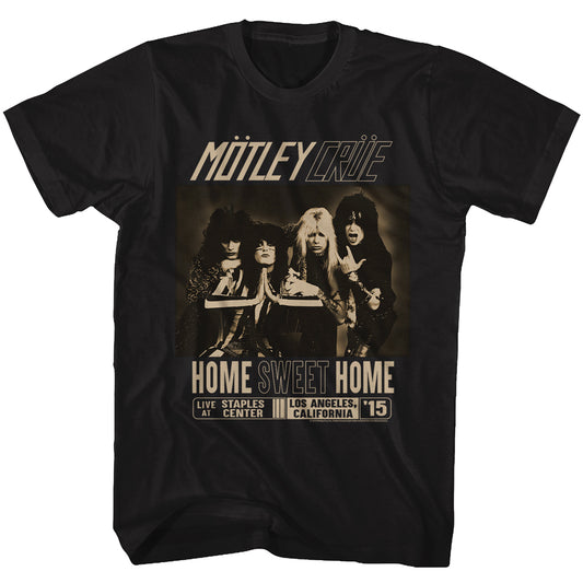 Mens Motley Crue Home Sweet Home T-Shirt - HalfMoonMusic