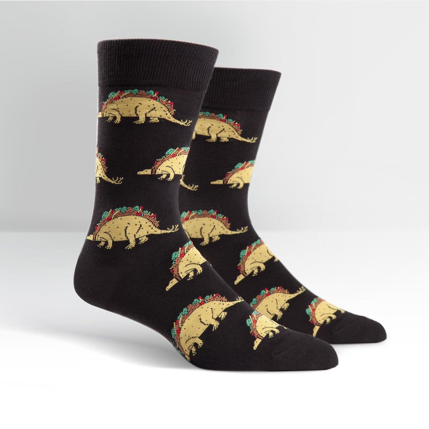 Mens Tacosaurus Crew Socks - HalfMoonMusic