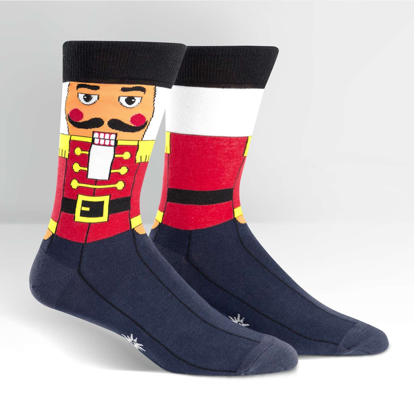 Mens Nutcracker Crew Socks - HalfMoonMusic