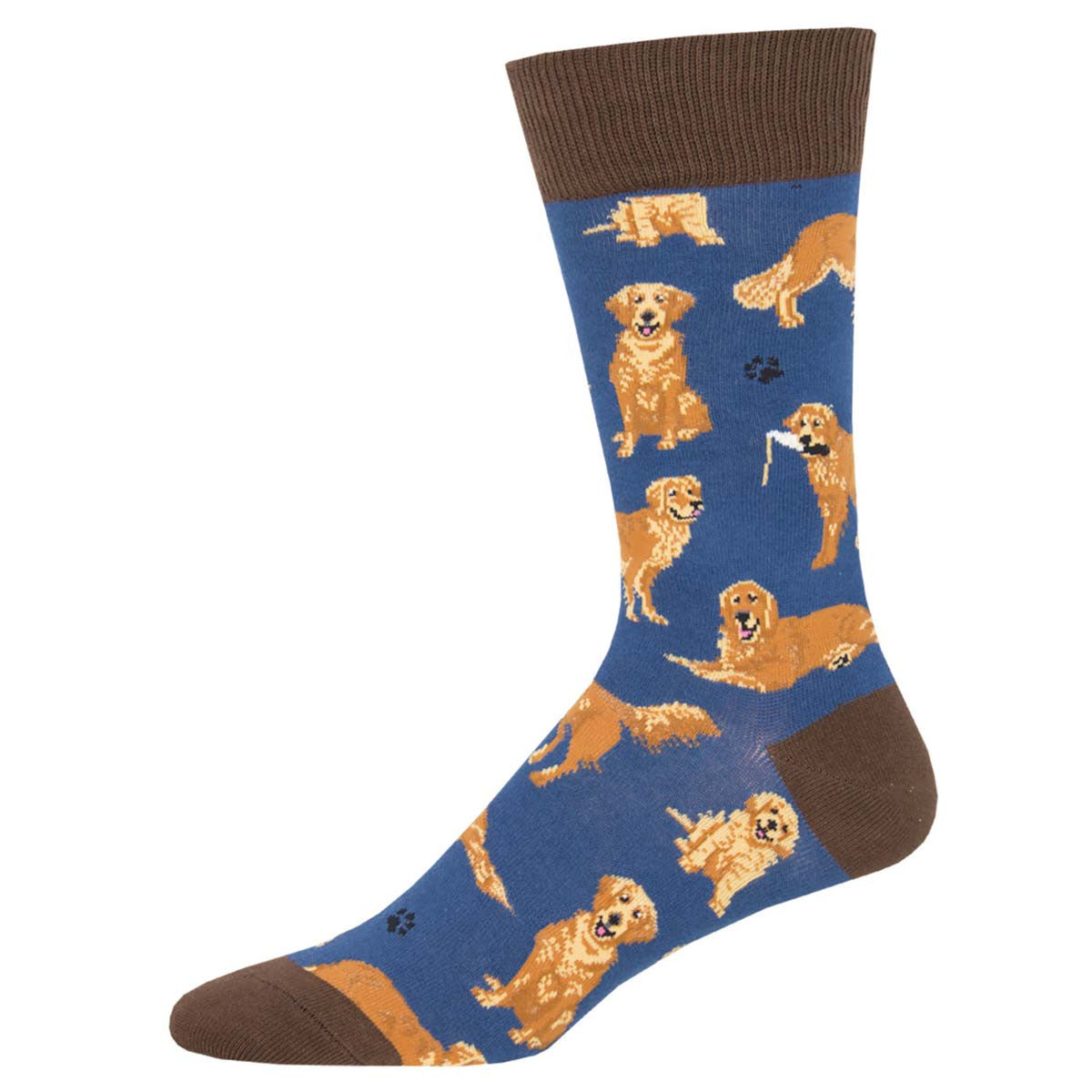 Mens Golden Retreiver Socks - HalfMoonMusic