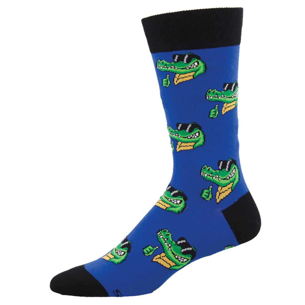 Mens Cool As A Croc Socks - HalfMoonMusic