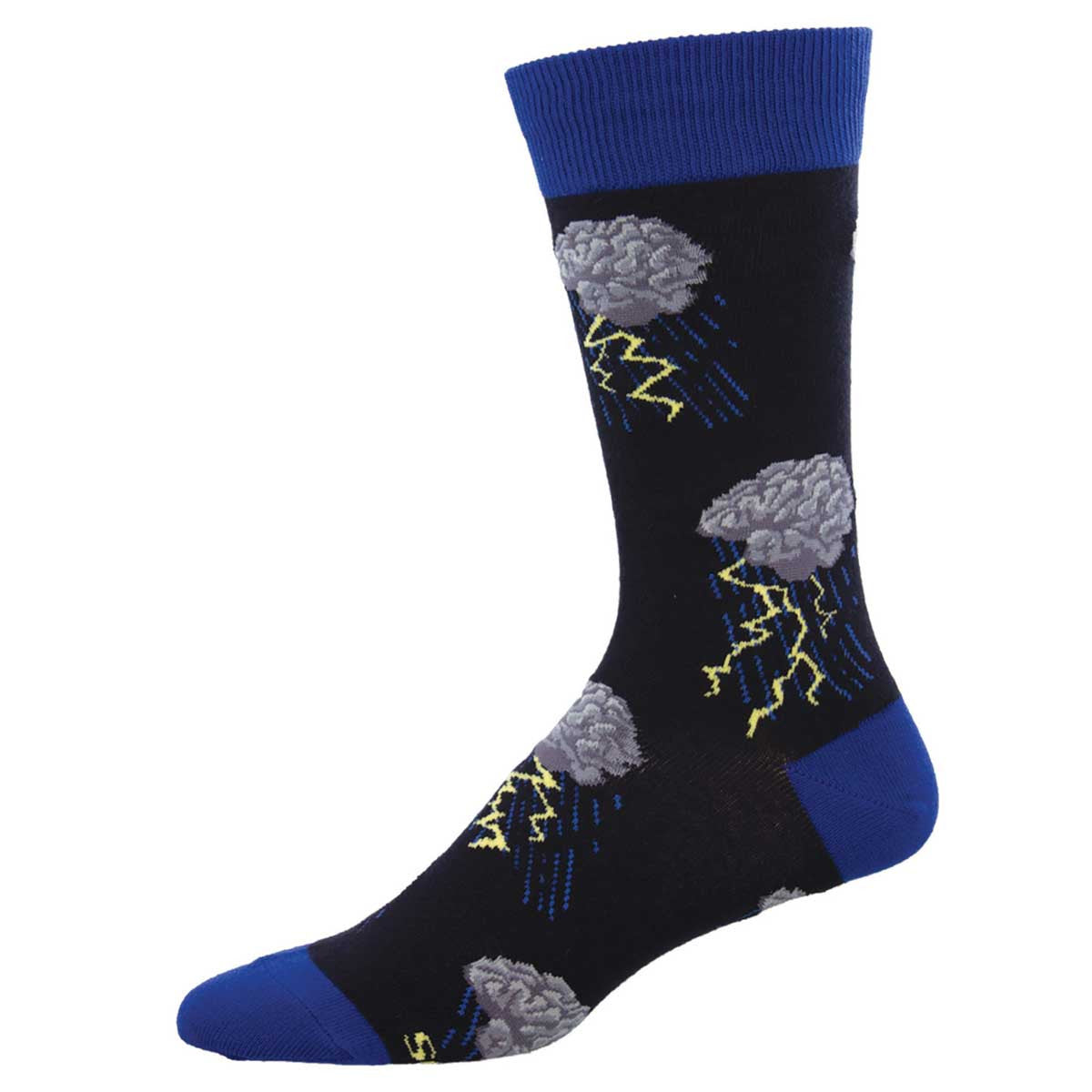 Mens Brain Storm Socks - HalfMoonMusic