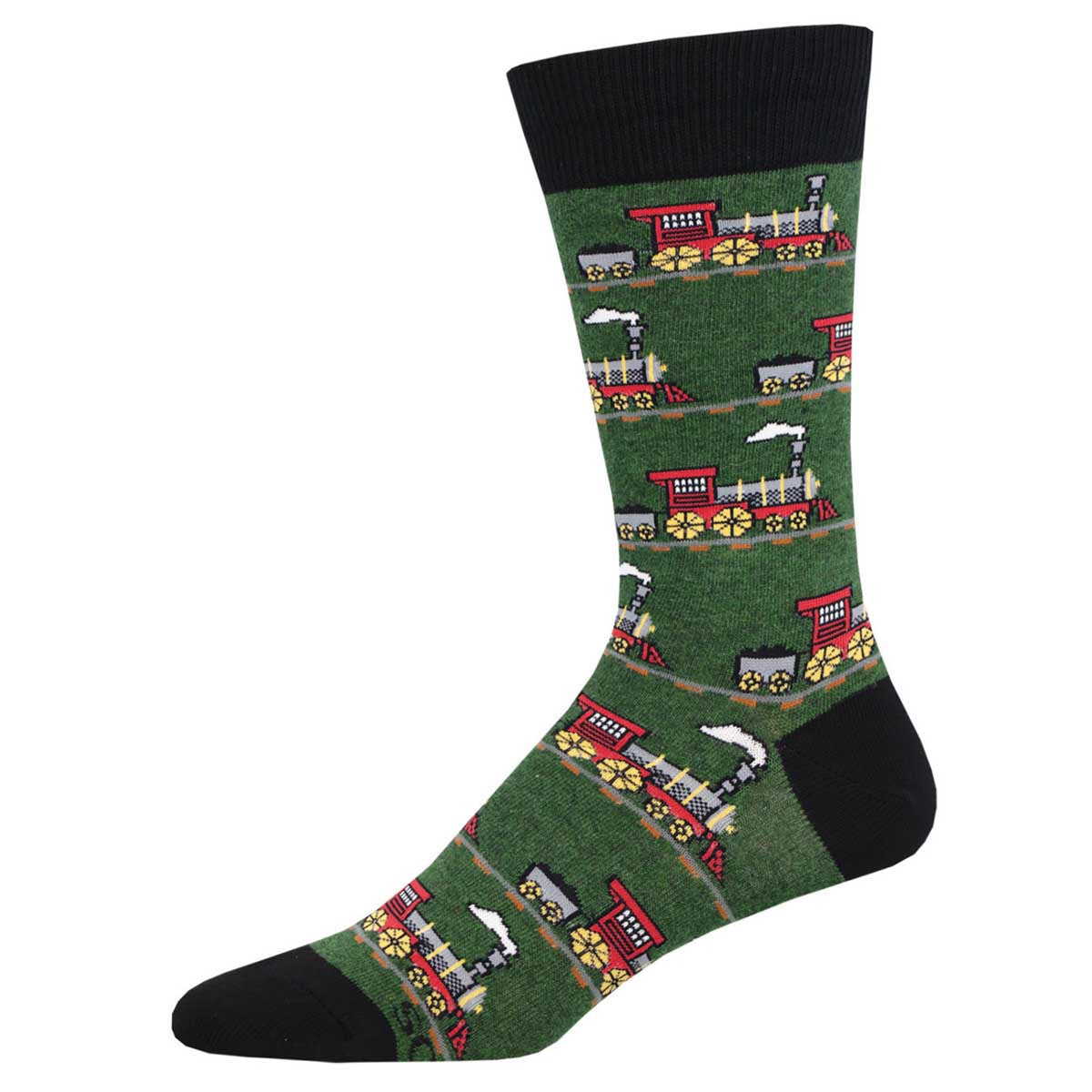 Mens Choo Choo Train Socks - HalfMoonMusic