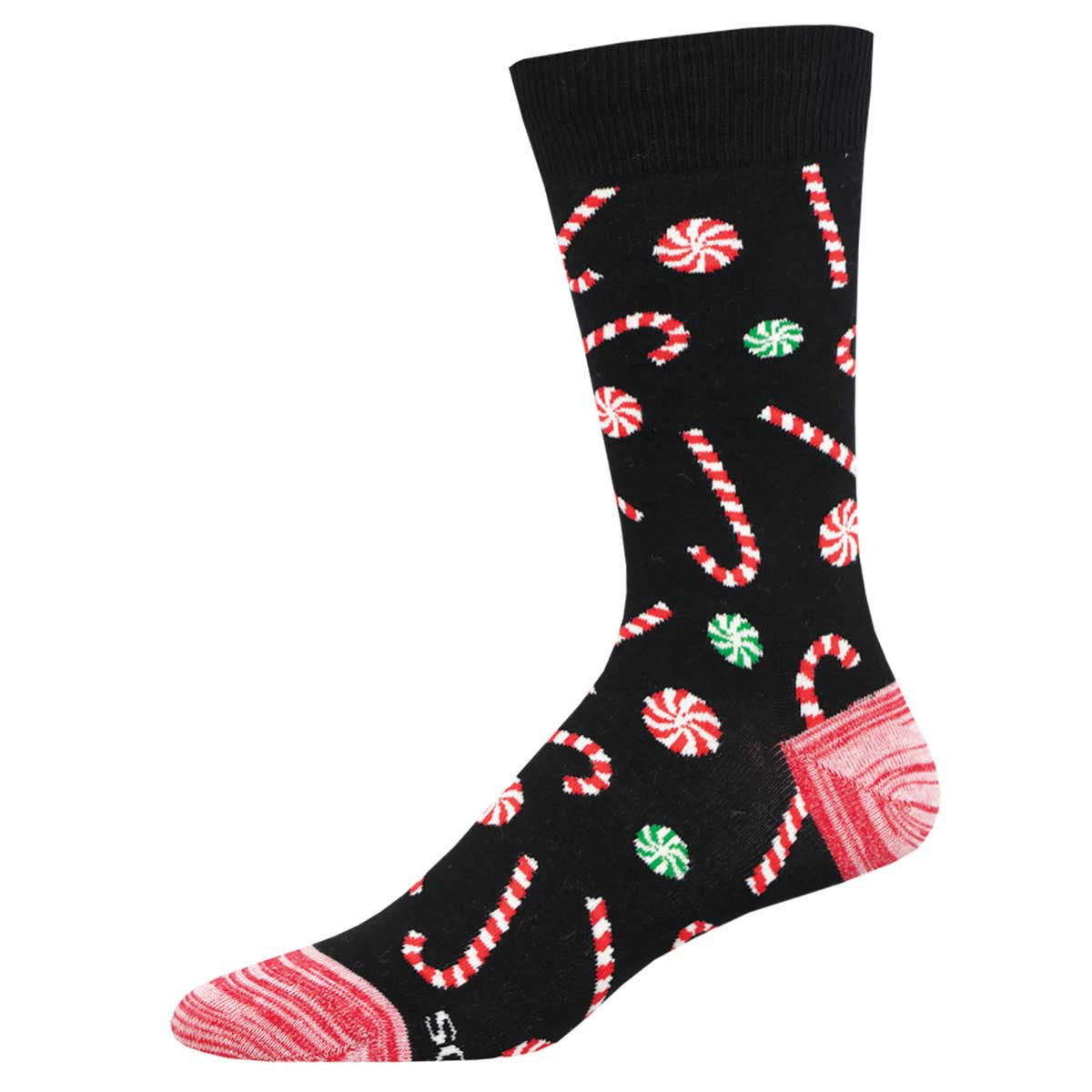Mens Minty Fresh Christmas Socks - HalfMoonMusic