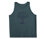 Mens Celtic Tree Tank Top - HalfMoonMusic