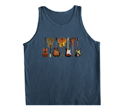 Mens Guitars Tank Top - HalfMoonMusic