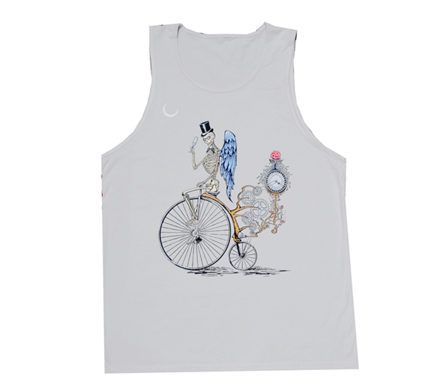 Mens Timekeeper Tank Top - HalfMoonMusic