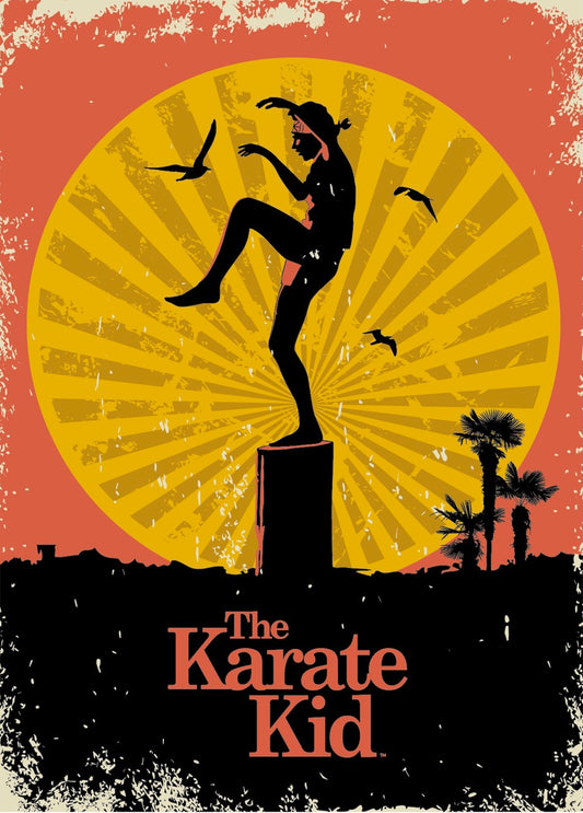 Karate Kid Sunset Poster - HalfMoonMusic