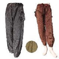 Men's Stone Wash Drawstring Pants - HalfMoonMusic