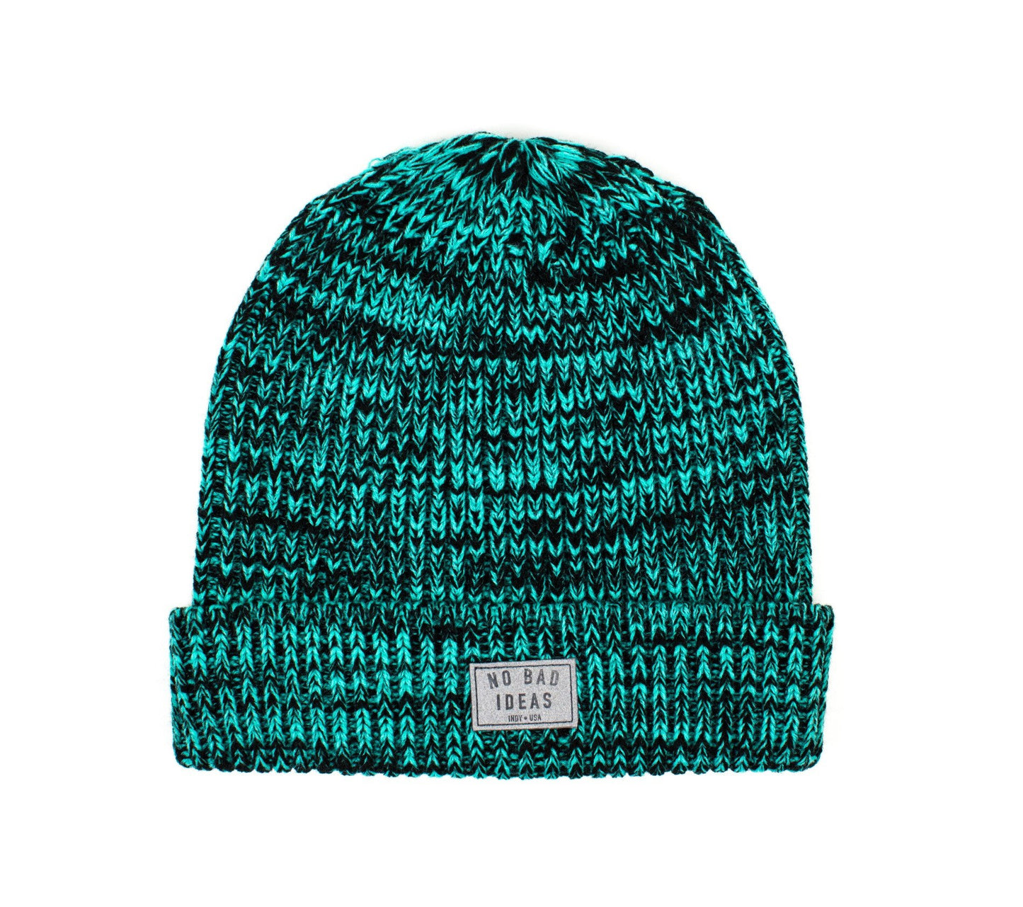 NBI Ryo Teal Beanie Knit Hat - HalfMoonMusic