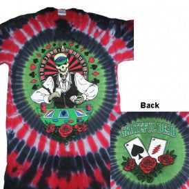 Grateful Dead Dealer Tie Dye Mens T-Shirt - HalfMoonMusic