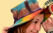 Mojo Rising Tie-Dye Hemp Hat - HalfMoonMusic