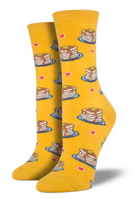 Pancake Stacks Womens Socks - HalfMoonMusic