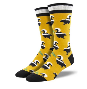 Funky Skunk Mens Socks - HalfMoonMusic