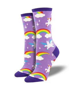 Pegasus Party Womens Socks - HalfMoonMusic