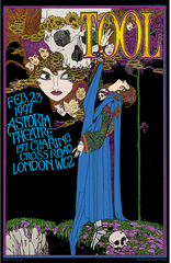 Tool London Nouveau Art Print - HalfMoonMusic