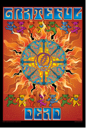 Grateful Dead Sun & Bears Poster - HalfMoonMusic