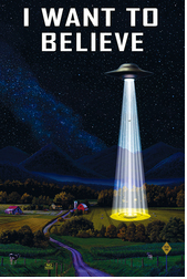 I Want To Believe Farm Poster - HalfMoonMusic