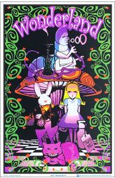 Wonderland II Blacklight Poster - HalfMoonMusic