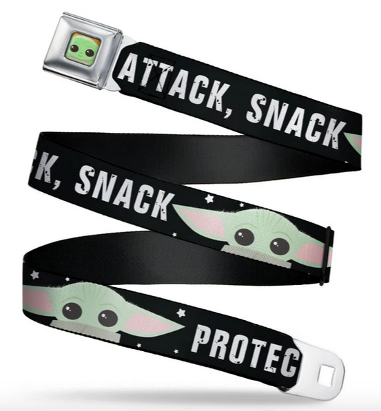 Star Wars The Child Seatbelt Buckle Belt - HalfMoonMusic