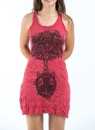 Womens Celtic Tree Tank Dress - HalfMoonMusic