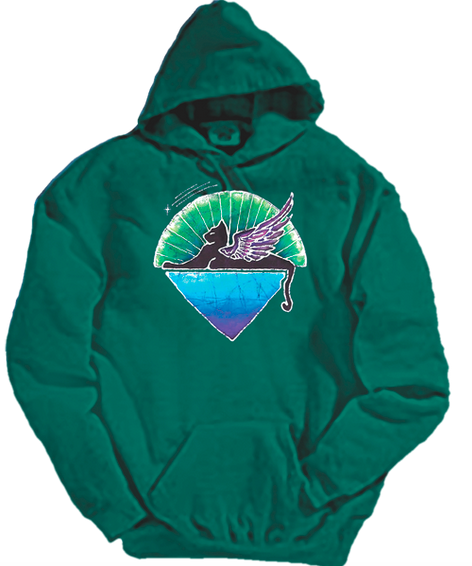 Grateful Dead Cats Under The Stars Batik Hoodie - HalfMoonMusic