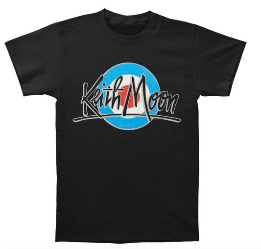 Mens Keith Moon Mod Target T-Shirt - HalfMoonMusic