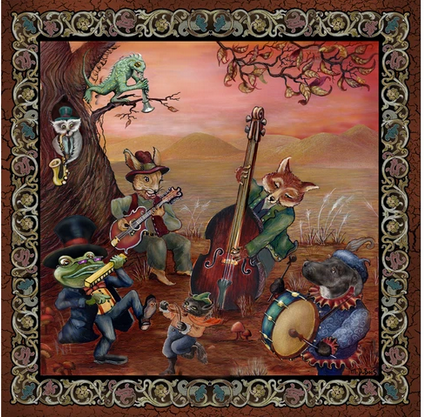 Jam Session Mike DuBois Art Print - HalfMoonMusic