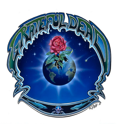 Grateful Dead - Closing of Winterland T-Shirt Blue