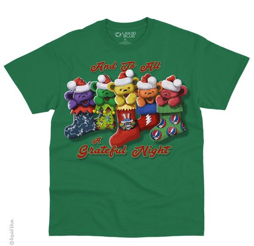 Mens Grateful Dead Stocking Bears T-Shirt - HalfMoonMusic