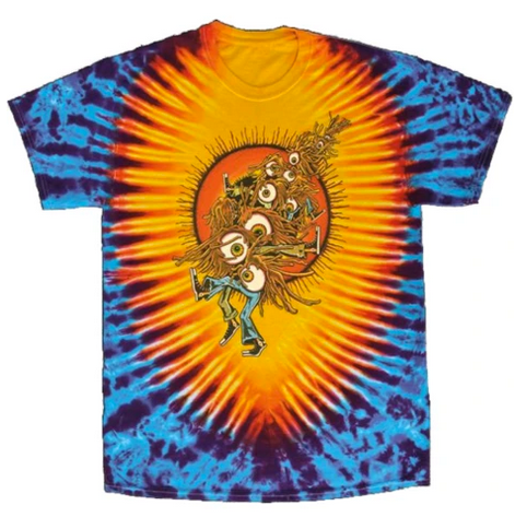 Men's Tie-Dye Dreaded Eyes T-Shirt - HalfMoonMusic